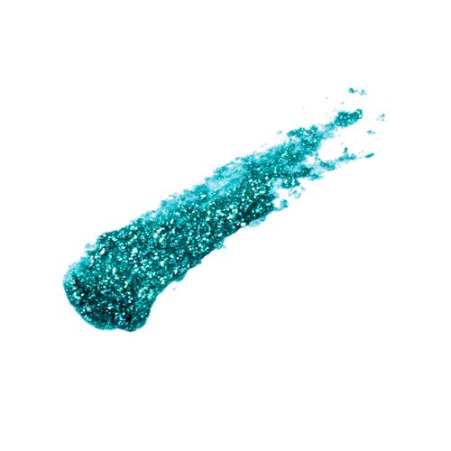 A swatch of shimmering bright cool green